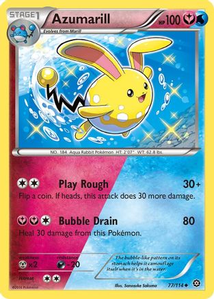 Azumarill (077/114) [XY  Steam Siege] - Uncommon