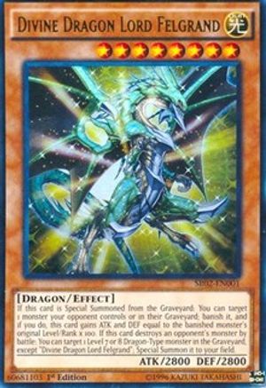 Divine Dragon Lord Felgrand (Ultra Rare) (SR02-EN001) - Structure Deck: Rise of the True Dragons 1st Edition