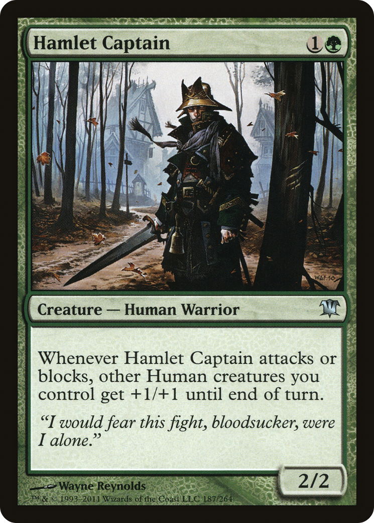 Hamlet Captain (ISD-187) [Innistrad] Foil