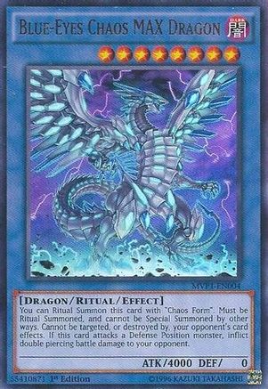 Blue-Eyes Chaos MAX Dragon (Ultra Rare) (MVP1-EN004) - The Dark Side of Dimensions Movie Pack 1st Edition