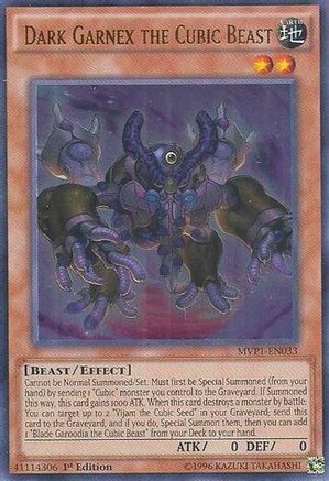 Dark Garnex the Cubic Beast (Ultra Rare) (MVP1-EN033) - The Dark Side of Dimensions Movie Pack 1st Edition