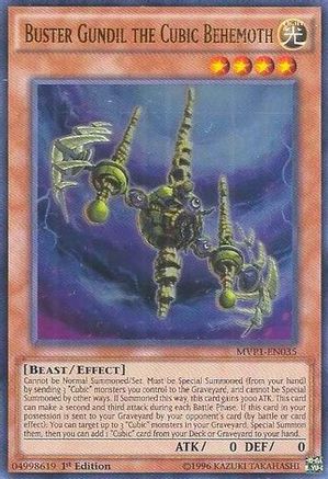 Buster Gundil the Cubic Behemoth (Ultra Rare) (MVP1-EN035) - The Dark Side of Dimensions Movie Pack 1st Edition