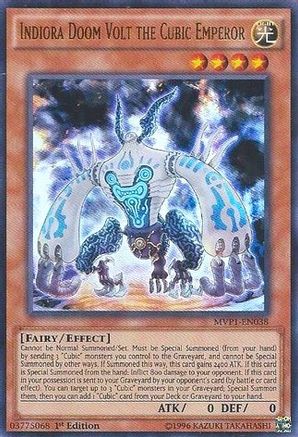 Indiora Doom Volt the Cubic Emperor (Ultra Rare) (MVP1-EN038) - The Dark Side of Dimensions Movie Pack Unlimited