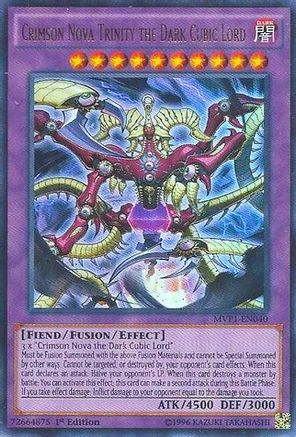 Crimson Nova Trinity the Dark Cubic Lord (Ultra Rare) (MVP1-EN040) - The Dark Side of Dimensions Movie Pack 1st Edition