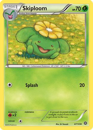 Skiploom (004/114) [XY  Steam Siege] - Uncommon