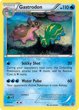 Gastrodon (029/114) [XY  Steam Siege] - Rare
