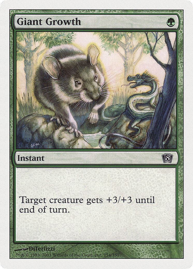 Giant Growth (8ED-254) [8th Edition]