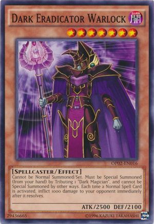 Dark Eradicator Warlock (Common) (OP02-EN016) - OTS Tournament Pack 2 Unlimited