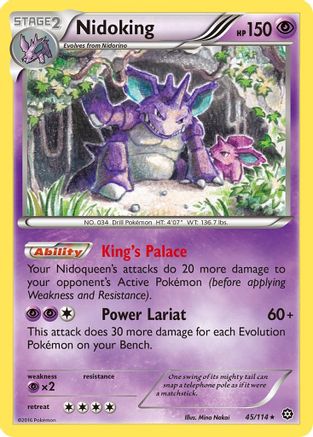 Nidoking (045/114) [XY  Steam Siege] - Rare