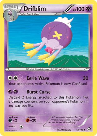 Drifblim (047/114) [XY  Steam Siege] Reverse Holofoil - Uncommon