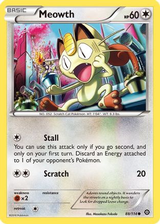 Meowth (088/114) [XY  Steam Siege] - Common