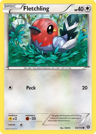 Fletchling (094/114) [XY  Steam Siege] - Common