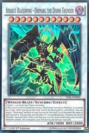 Assault Blackwing - Onimaru the Divine Thunder (Super Rare) (TDIL-EN049) - The Dark Illusion Unlimited