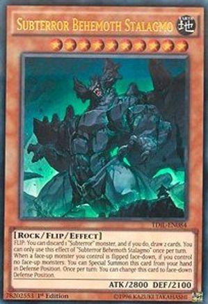 Subterror Behemoth Stalagmo (Ultra Rare) (TDIL-EN084) - The Dark Illusion 1st Edition