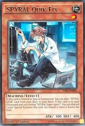 SPYRAL Quik-Fix (Rare) (TDIL-EN087) - The Dark Illusion Unlimited