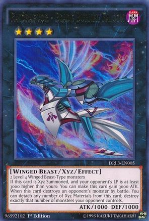 Raidraptor - Blade Burner Falcon (Ultra Rare) (DRL3-EN005) - Dragons of Legend: Unleashed 1st Edition