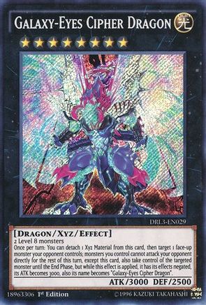 Galaxy-Eyes Cipher Dragon (Secret Rare) (DRL3-EN029) - Dragons of Legend: Unleashed 1st Edition