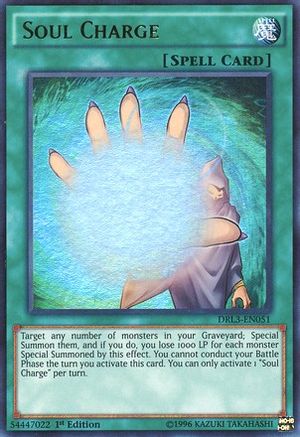 Soul Charge (Ultra Rare) (DRL3-EN051) - Dragons of Legend: Unleashed 1st Edition