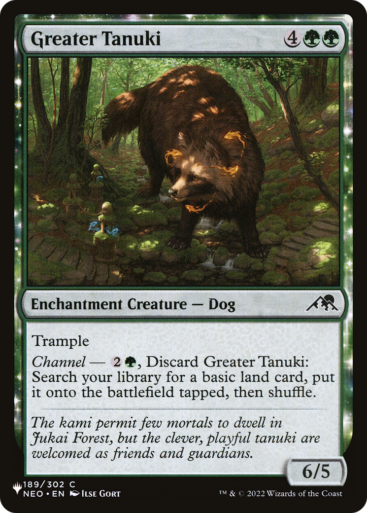 Greater Tanuki (LIST-189/302) [The List]