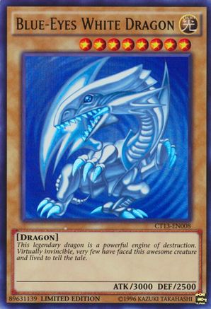 Blue-Eyes White Dragon (Ultra Rare) (CT13-EN008) - 2016 Mega-Tins Limited