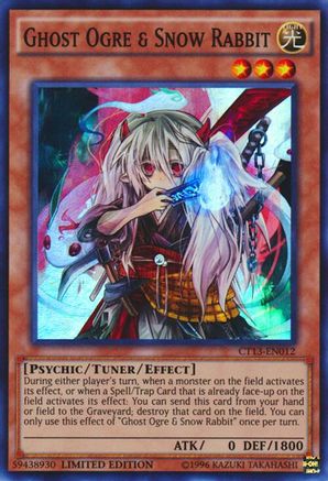 Ghost Ogre & Snow Rabbit (Super Rare) (CT13-EN012) - 2016 Mega-Tins Limited
