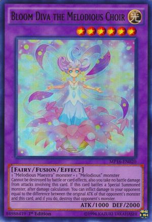 Bloom Diva the Melodious Choir (Ultra Rare) (MP16-EN020) - 2016 Mega-Tins Mega Pack 1st Edition