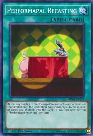 Performapal Recasting (Common) (MP16-EN023) - 2016 Mega-Tins Mega Pack 1st Edition