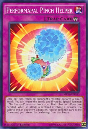 Performapal Pinch Helper (Common) (MP16-EN030) - 2016 Mega-Tins Mega Pack 1st Edition