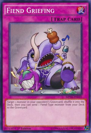 Fiend Griefing (Common) (MP16-EN035) - 2016 Mega-Tins Mega Pack Unlimited