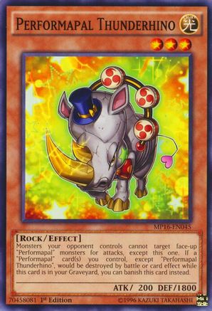 Performapal Thunderhino (Common) (MP16-EN045) - 2016 Mega-Tins Mega Pack Unlimited
