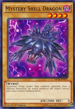 Mystery Shell Dragon (Common) (MP16-EN047) - 2016 Mega-Tins Mega Pack 1st Edition