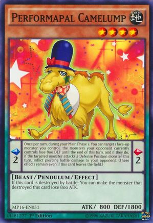 Performapal Camelump (Common) (MP16-EN051) - 2016 Mega-Tins Mega Pack Unlimited