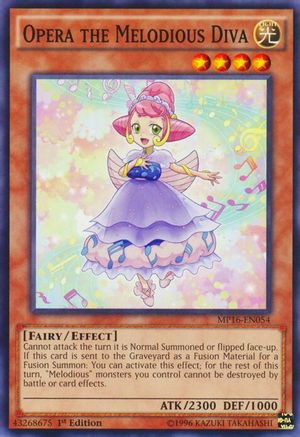 Opera the Melodious Diva (Common) (MP16-EN054) - 2016 Mega-Tins Mega Pack Unlimited