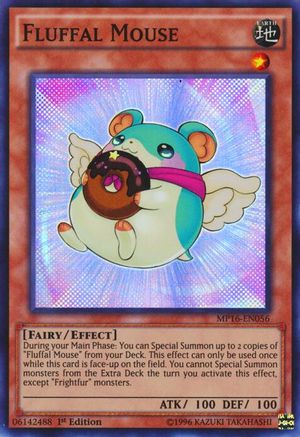 Fluffal Mouse (Super Rare) (MP16-EN056) - 2016 Mega-Tins Mega Pack 1st Edition