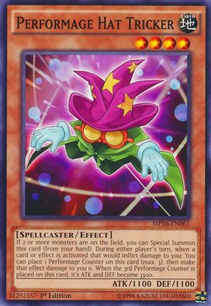 Performage Hat Tricker (Common) (MP16-EN061) - 2016 Mega-Tins Mega Pack Unlimited