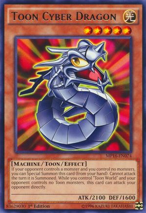 Toon Cyber Dragon (Rare) (MP16-EN074) - 2016 Mega-Tins Mega Pack Unlimited