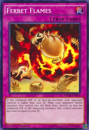 Ferret Flames (Common) (MP16-EN093) - 2016 Mega-Tins Mega Pack Unlimited