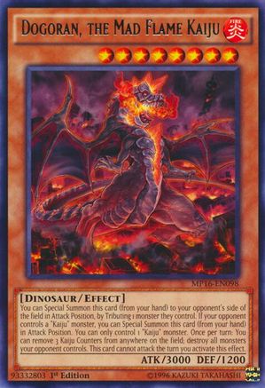 Dogoran, the Mad Flame Kaiju (Rare) (MP16-EN098) - 2016 Mega-Tins Mega Pack 1st Edition