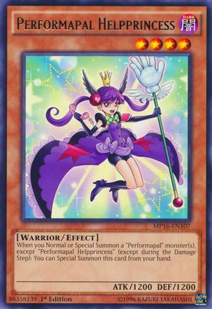 Performapal Helpprincess (Rare) (MP16-EN107) - 2016 Mega-Tins Mega Pack 1st Edition