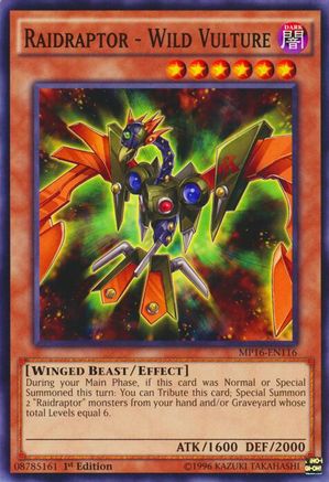 Raidraptor - Wild Vulture (Common) (MP16-EN116) - 2016 Mega-Tins Mega Pack Unlimited