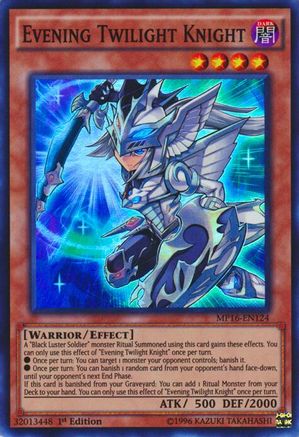 Evening Twilight Knight (Super Rare) (MP16-EN124) - 2016 Mega-Tins Mega Pack Unlimited