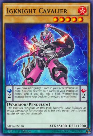 Igknight Cavalier (Common) (MP16-EN130) - 2016 Mega-Tins Mega Pack 1st Edition
