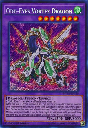 Odd-Eyes Vortex Dragon (Secret Rare) (MP16-EN139) - 2016 Mega-Tins Mega Pack 1st Edition