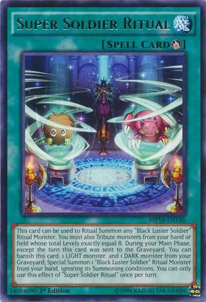 Super Soldier Ritual (Rare) (MP16-EN146) - 2016 Mega-Tins Mega Pack Unlimited