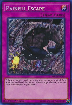 Painful Escape (Secret Rare) (MP16-EN162) - 2016 Mega-Tins Mega Pack Unlimited
