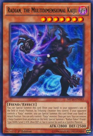 Radian, the Multidimensional Kaiju (Rare) (MP16-EN163) - 2016 Mega-Tins Mega Pack Unlimited