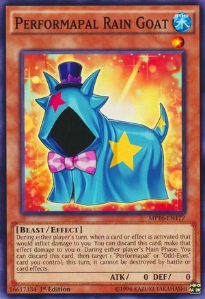 Performapal Rain Goat (Common) (MP16-EN177) - 2016 Mega-Tins Mega Pack 1st Edition