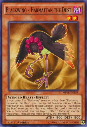 Blackwing - Harmattan the Dust (Common) (MP16-EN185) - 2016 Mega-Tins Mega Pack 1st Edition