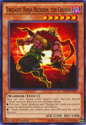Twilight Ninja Nichirin, the Chunin (Common) (MP16-EN187) - 2016 Mega-Tins Mega Pack Unlimited