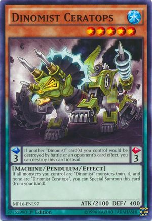 Dinomist Ceratops (Common) (MP16-EN197) - 2016 Mega-Tins Mega Pack Unlimited